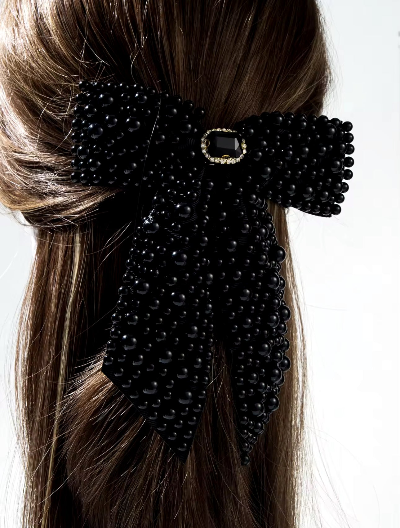 Princess Beaded Hair Bow Accessories