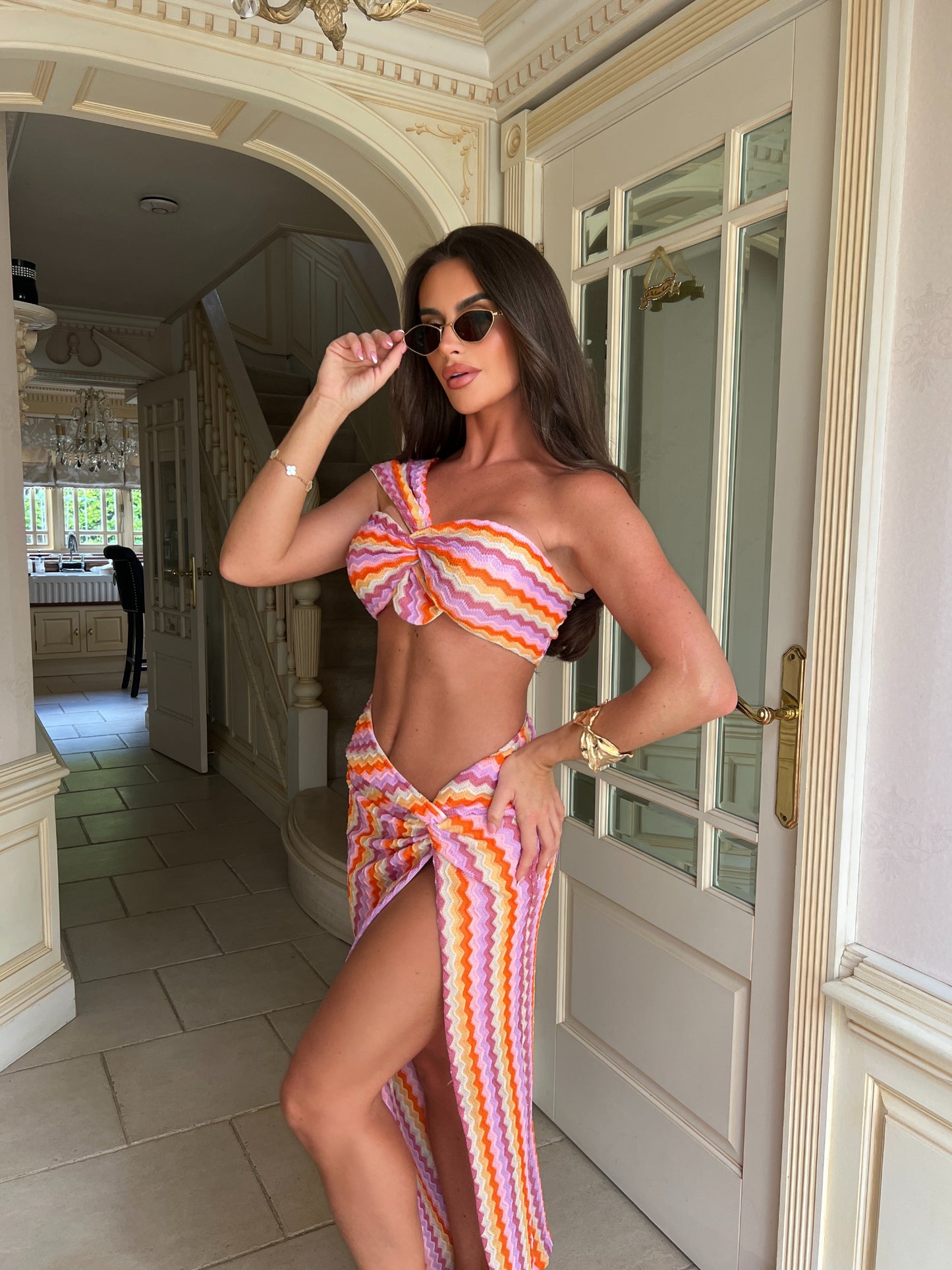 Colourful Knit Beach Set