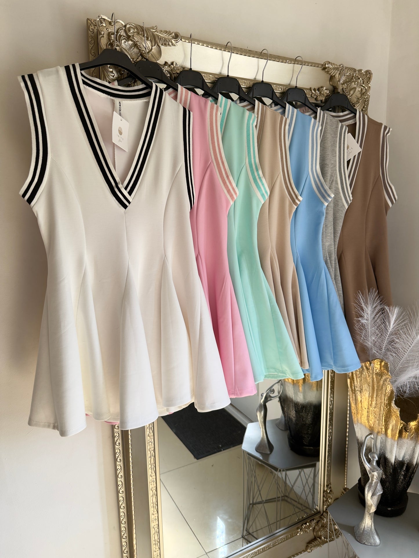 ‘Joanne’ V Neck Mini Dress