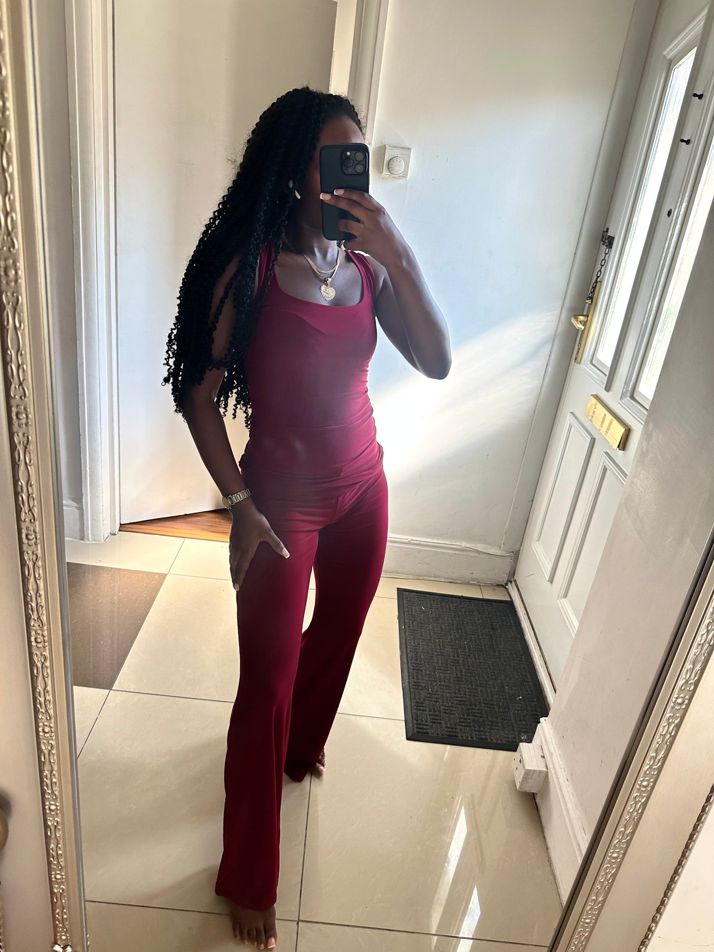 ‘London’ Vest & Flare Co Ord