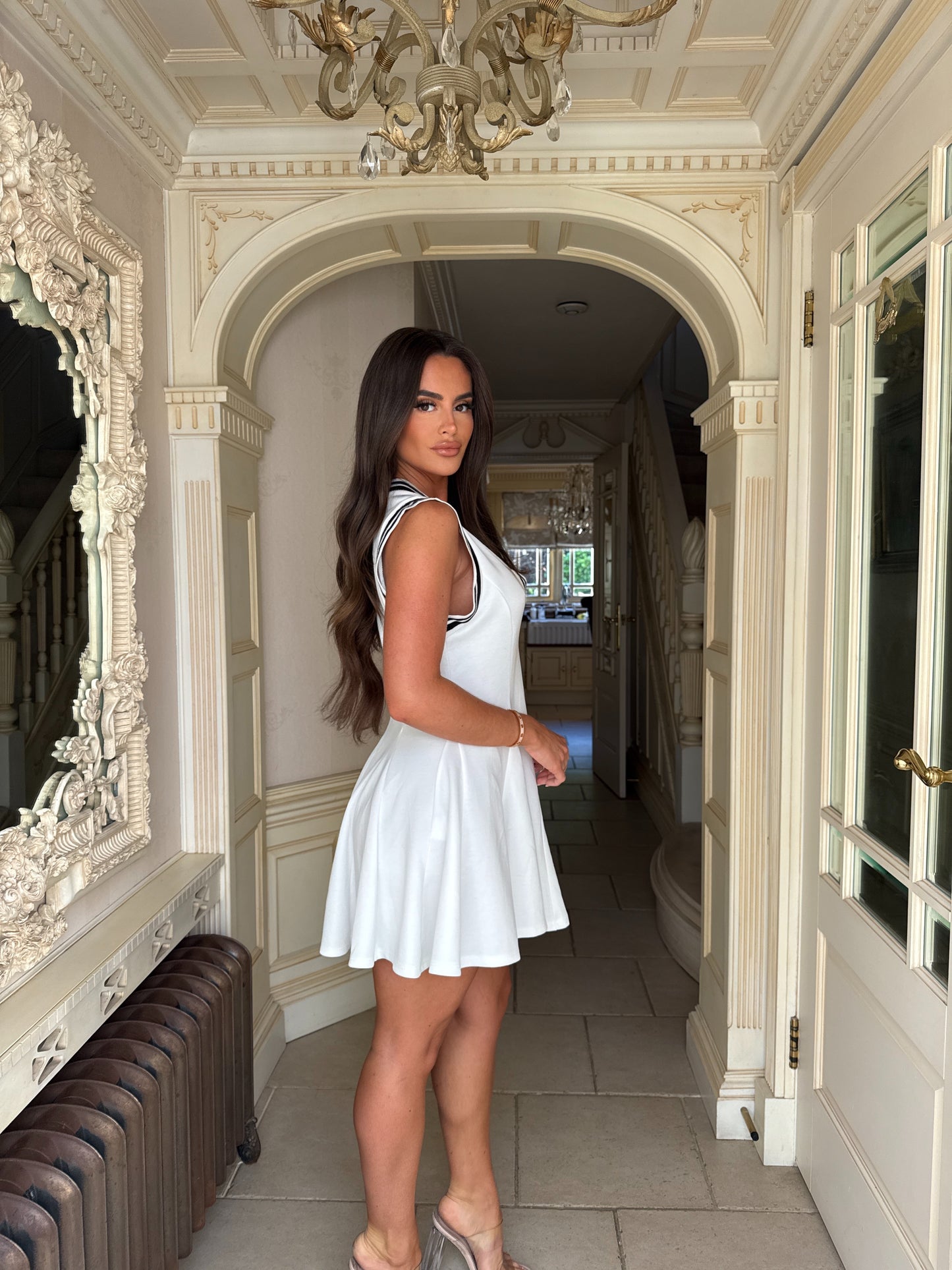 ‘Joanne’ V Neck Mini Dress
