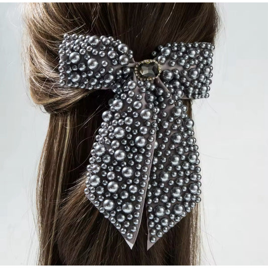 Princess Beaded Hair Bow Accessories