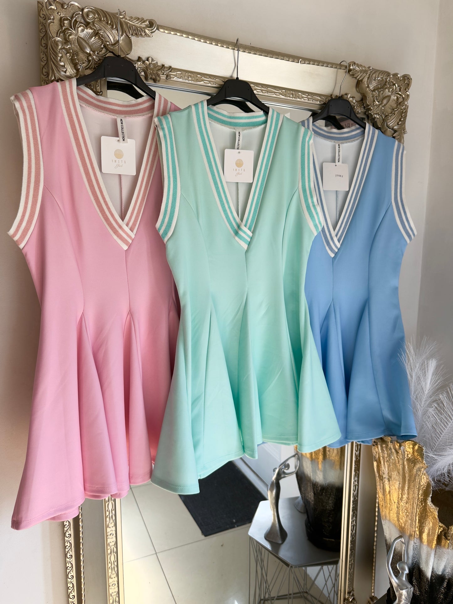 ‘Joanne’ V Neck Mini Dress