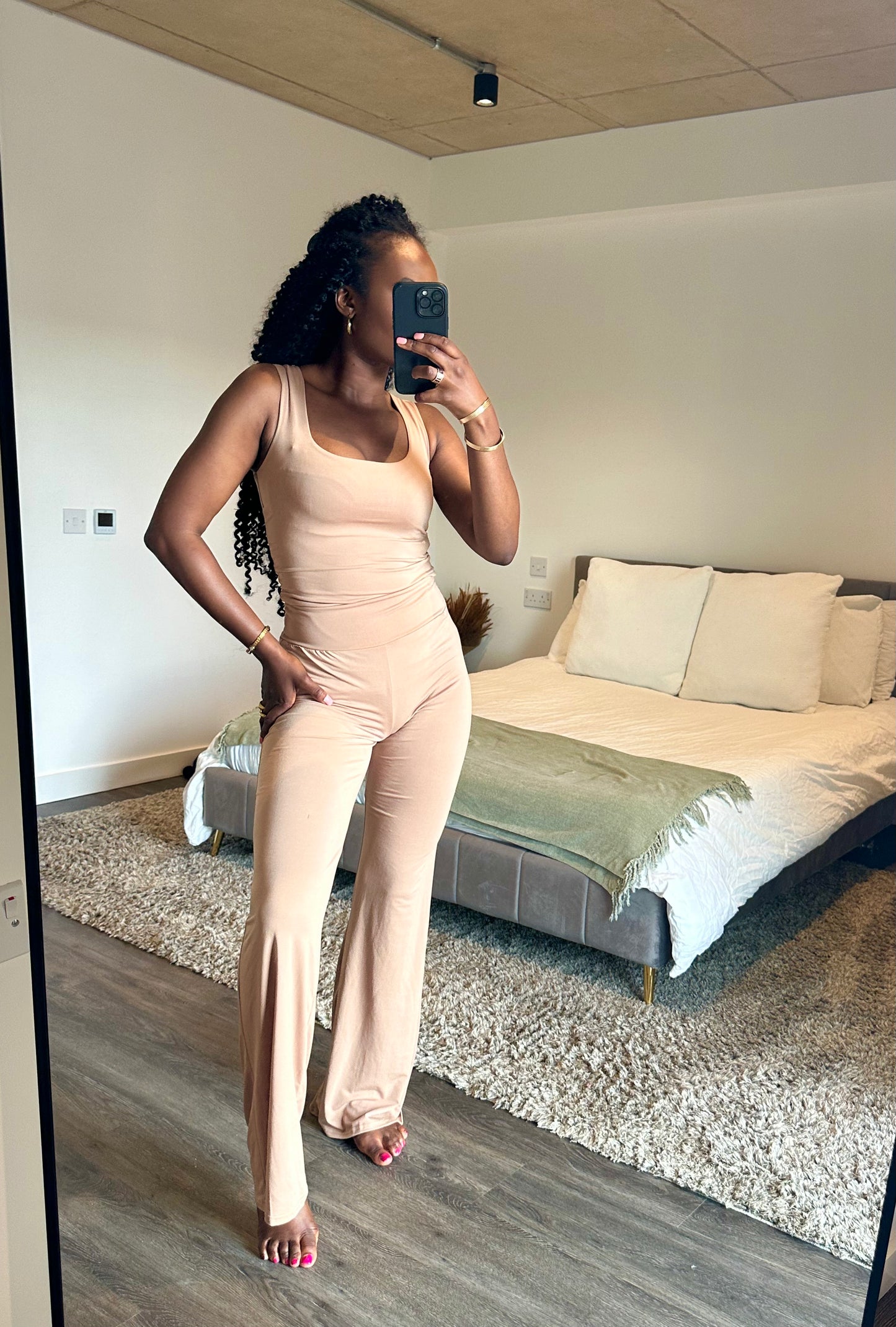 ‘London’ Vest & Flare Co Ord