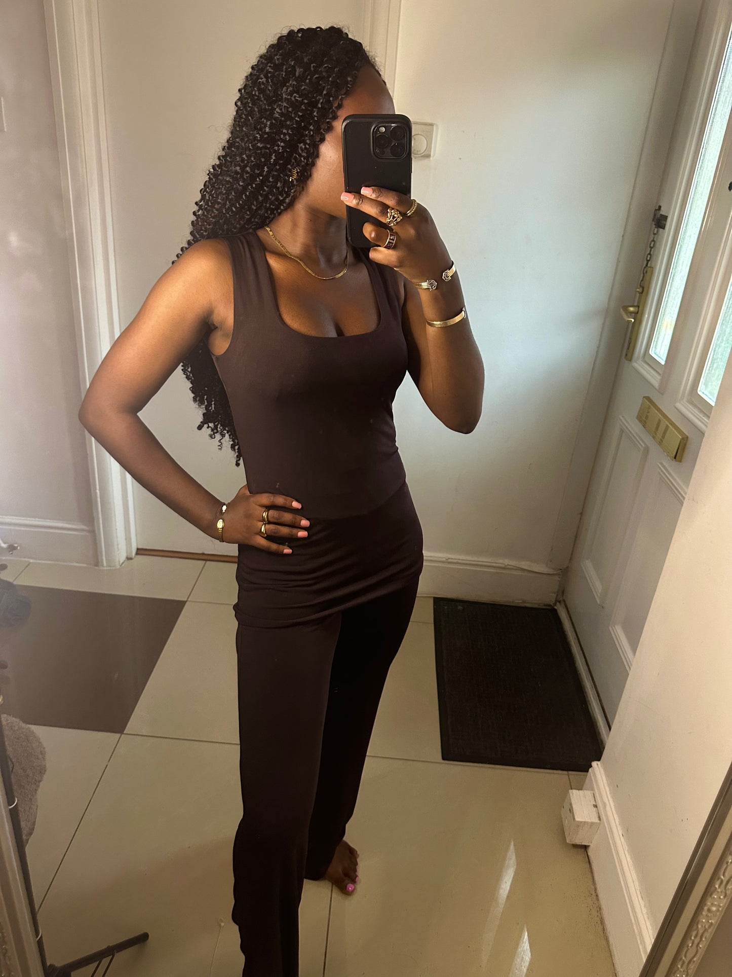 ‘London’ Vest & Flare Co Ord