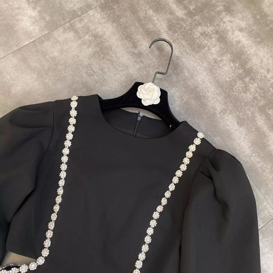 ‘Irsa’ Luxe Crystal Dress