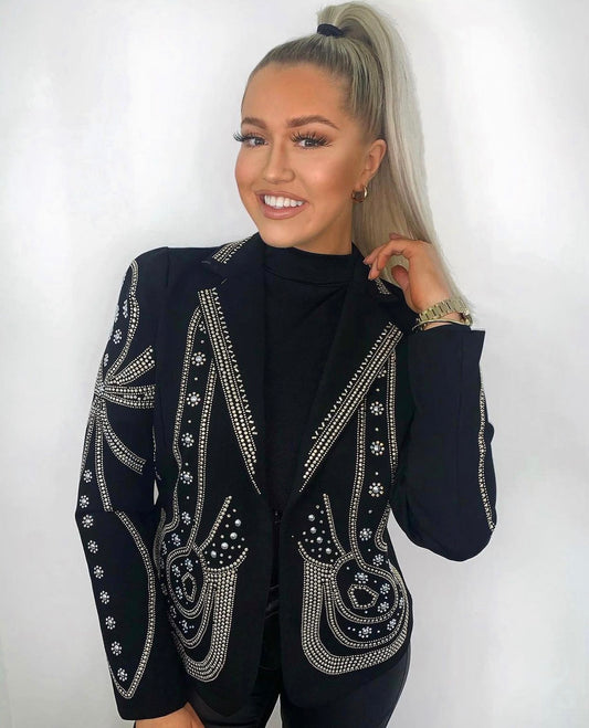 ‘Royalty’ Luxe Embellished Blazer