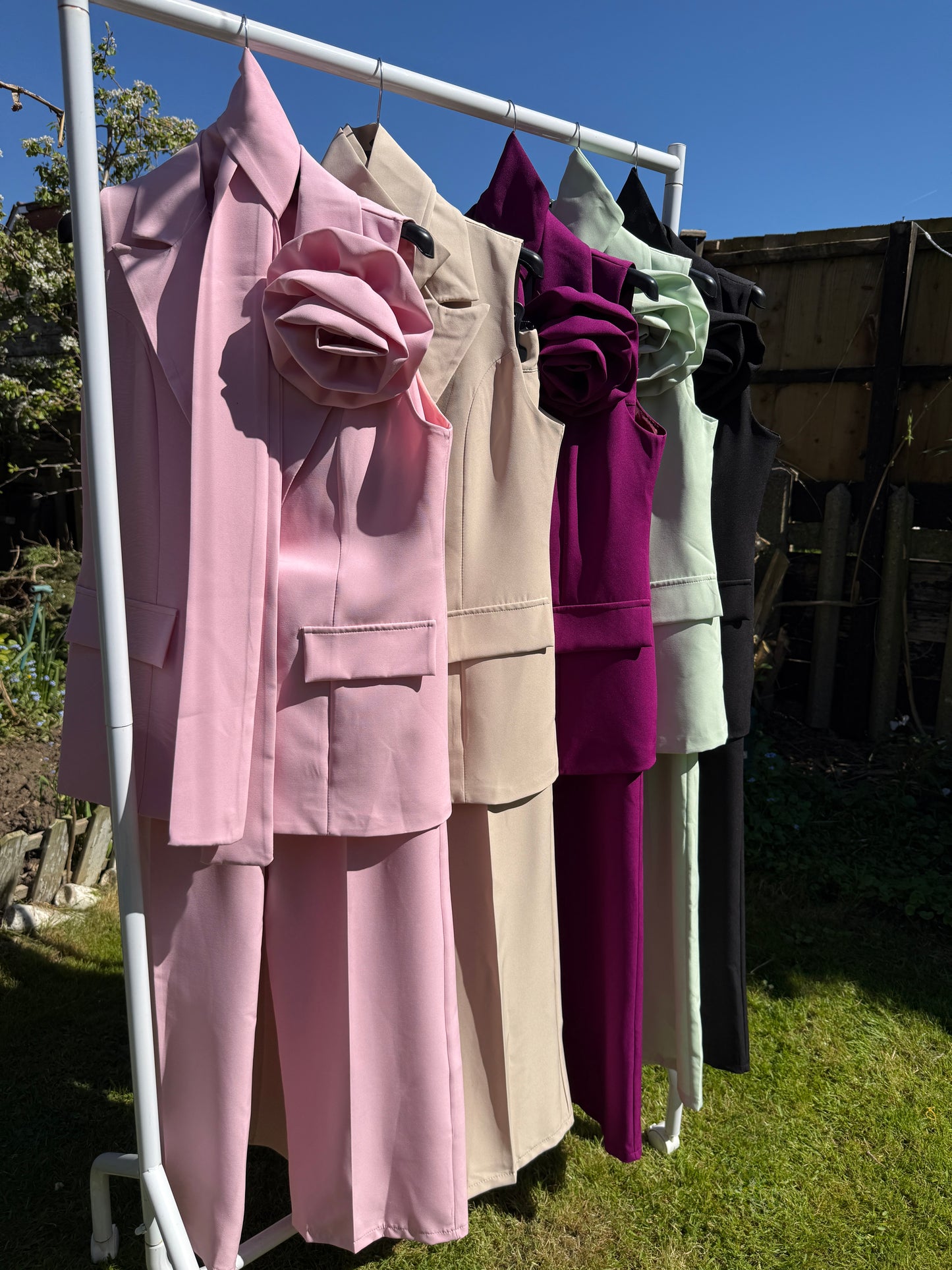 The ‘Zara’ Luxe Corsage Trouser Suit
