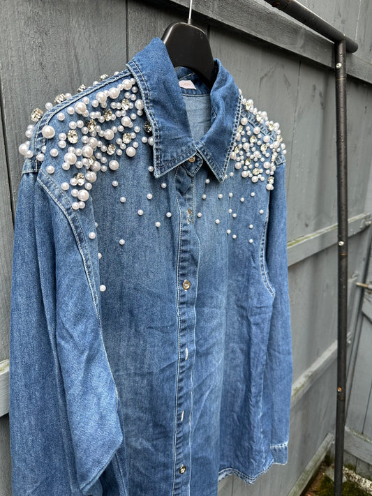 Denim Pearl Shirt