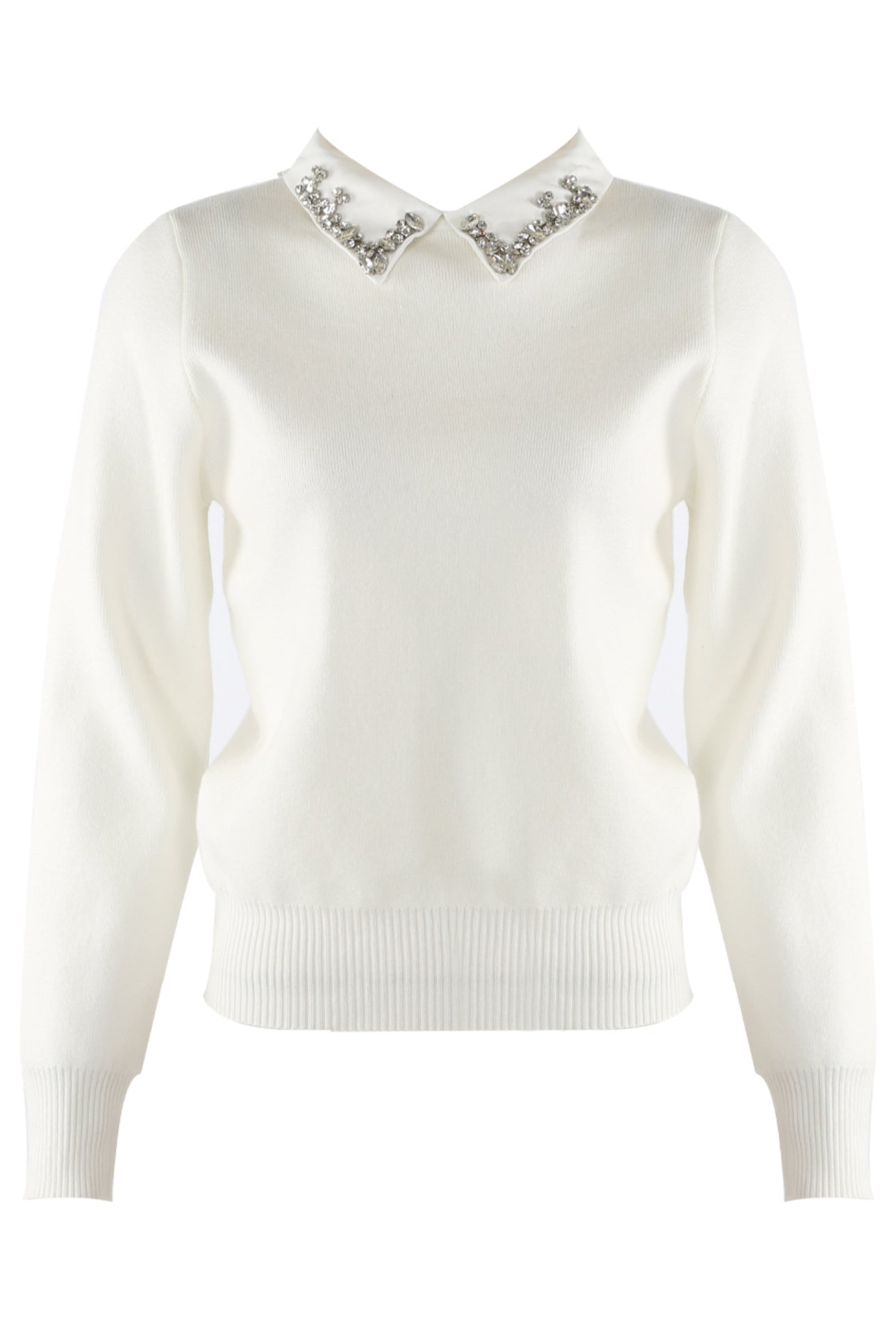 Diamanté Collar Super Soft Jumper