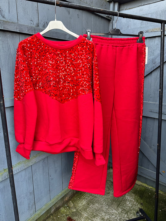 Sequin Flare Tracksuit