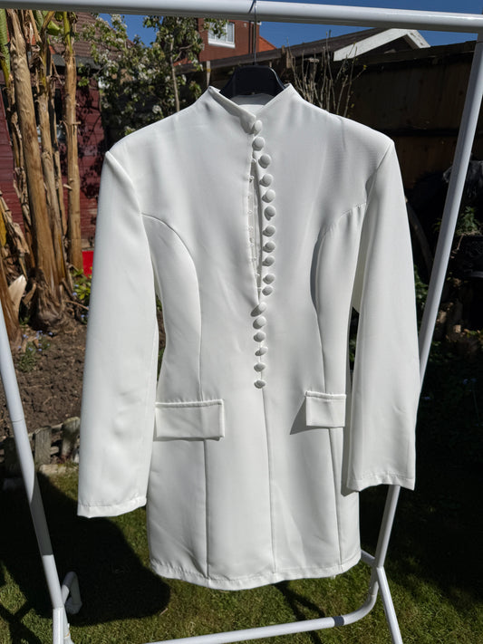 The ‘Camilla’ Button Blazer Dress