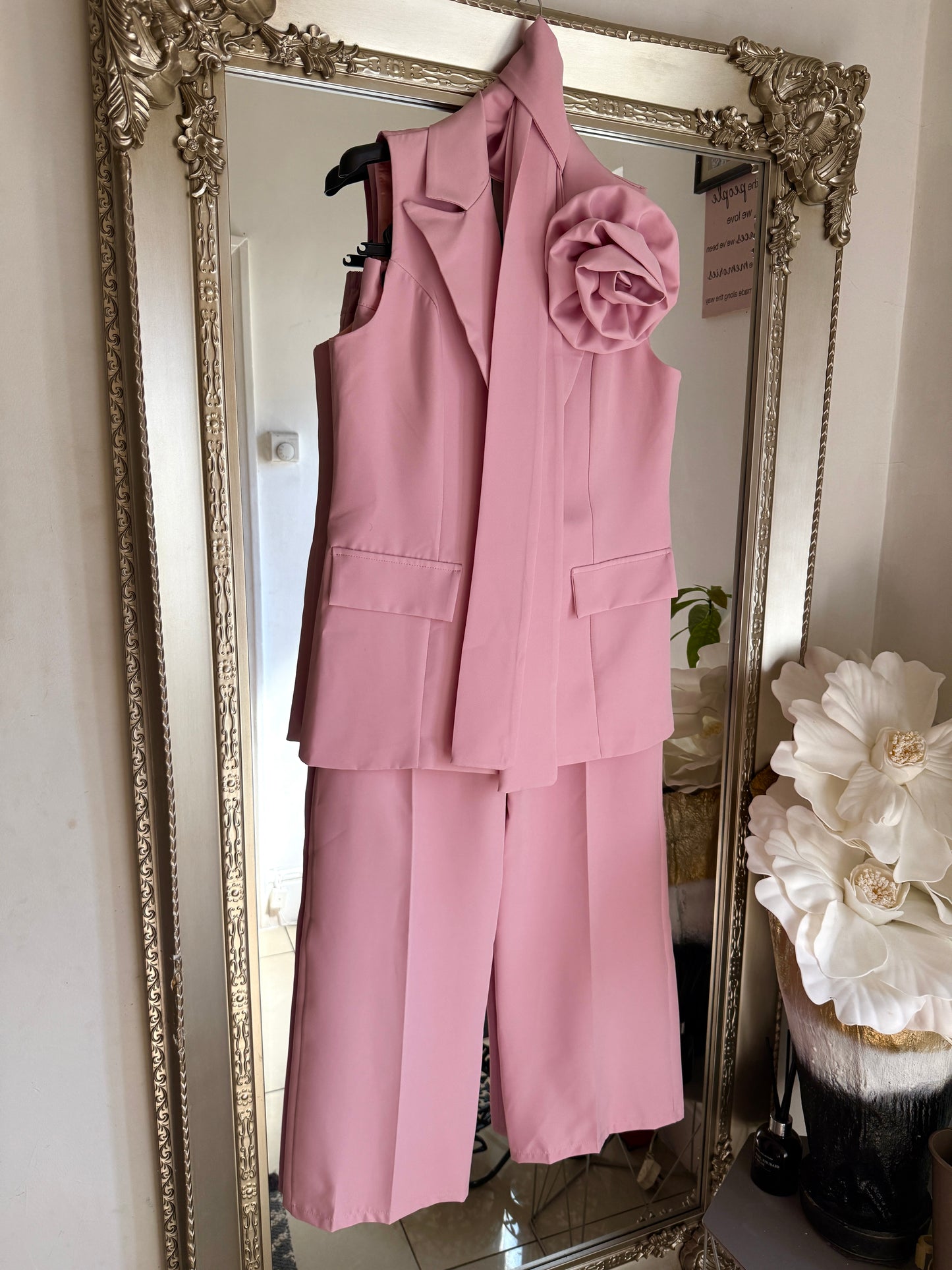The ‘Zara’ Luxe Corsage Trouser Suit