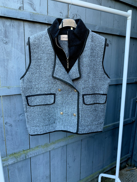 Grey Luxe Waistcoat Vest