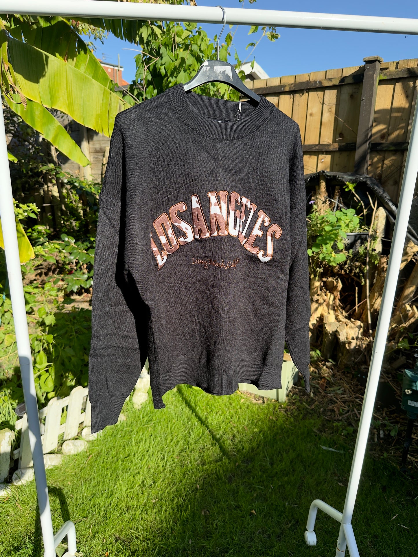 Los Angeles Cow Print Jumper