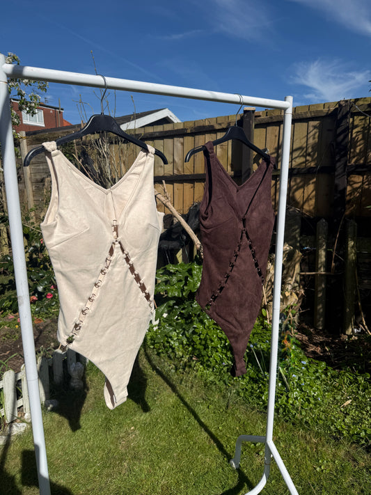 The Suede Ring Bodysuit