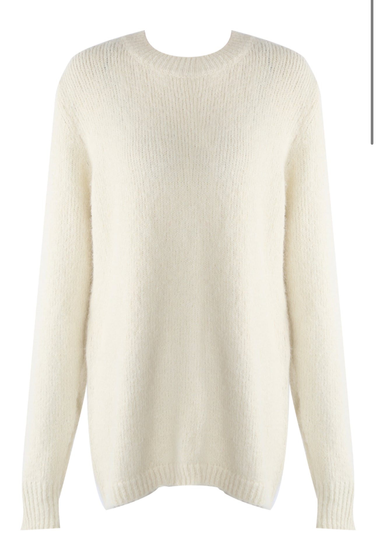 Cream Super Soft Bow Jumper