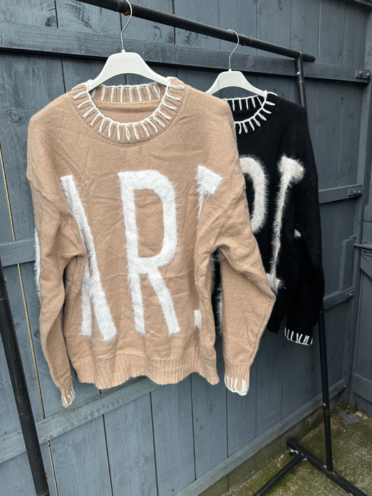 ‘Paris’ Slogan Jumper