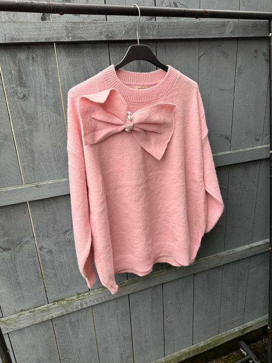 Bow Knitted Jumper