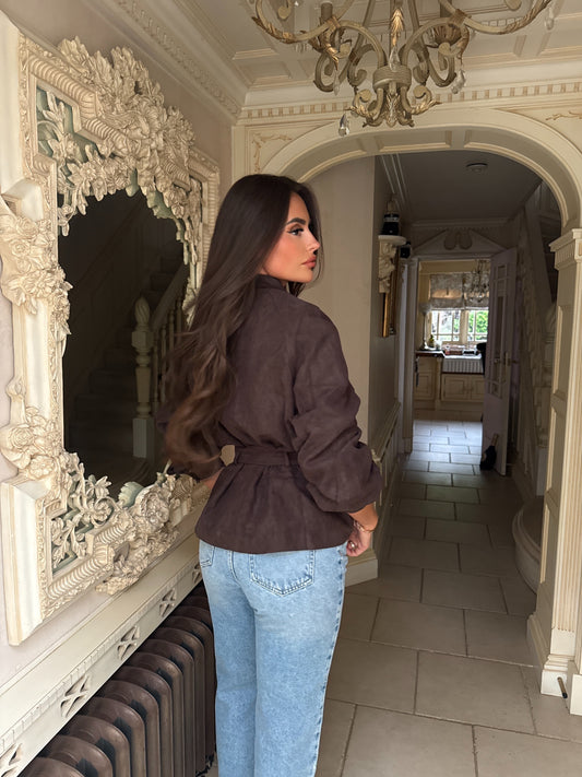 ‘Autumn’ Faux Suede Jacket