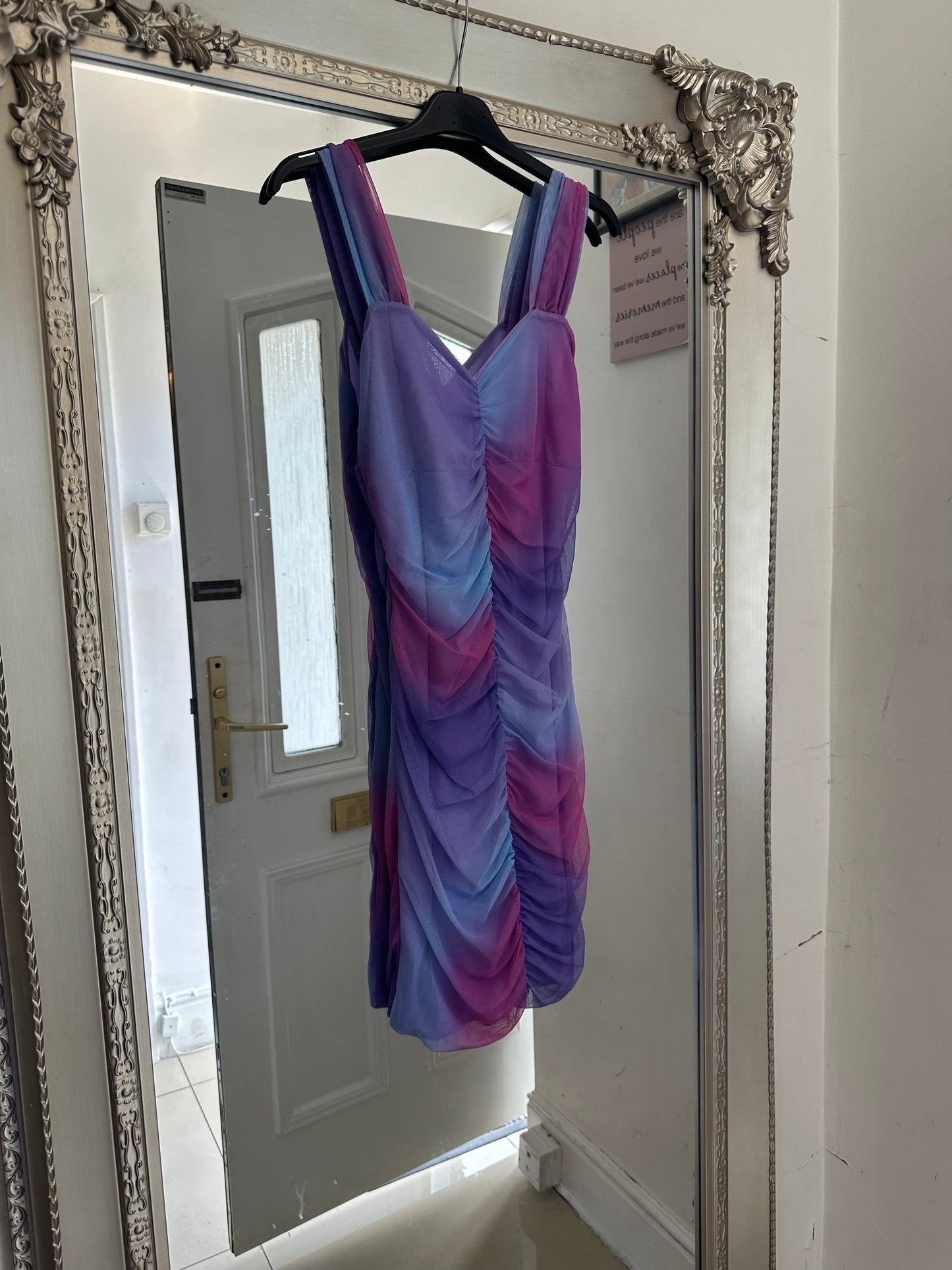 Tie Dye Mesh Mini Dress