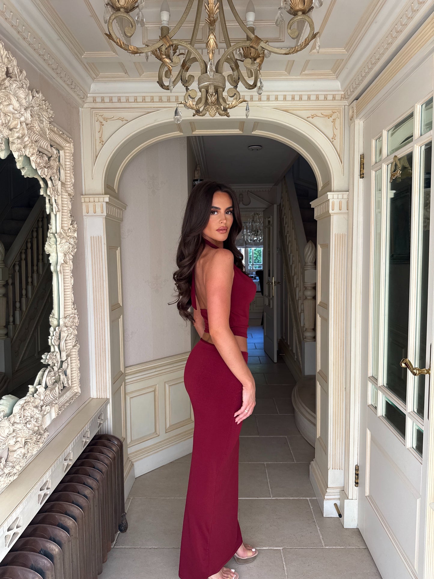The ‘Faye’ Buckle Skirt Suit Set