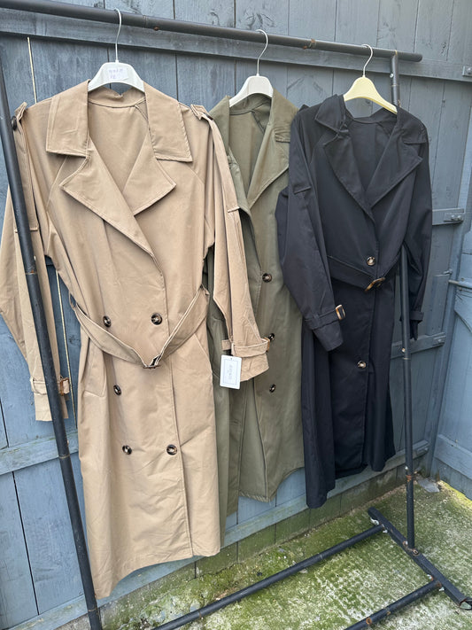 ‘Mollie’ Belted Trench Coat