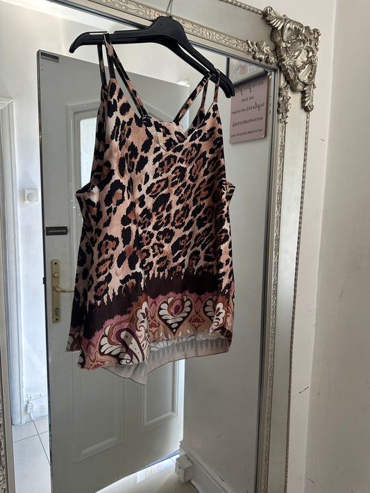 Leopard Print Cami Top