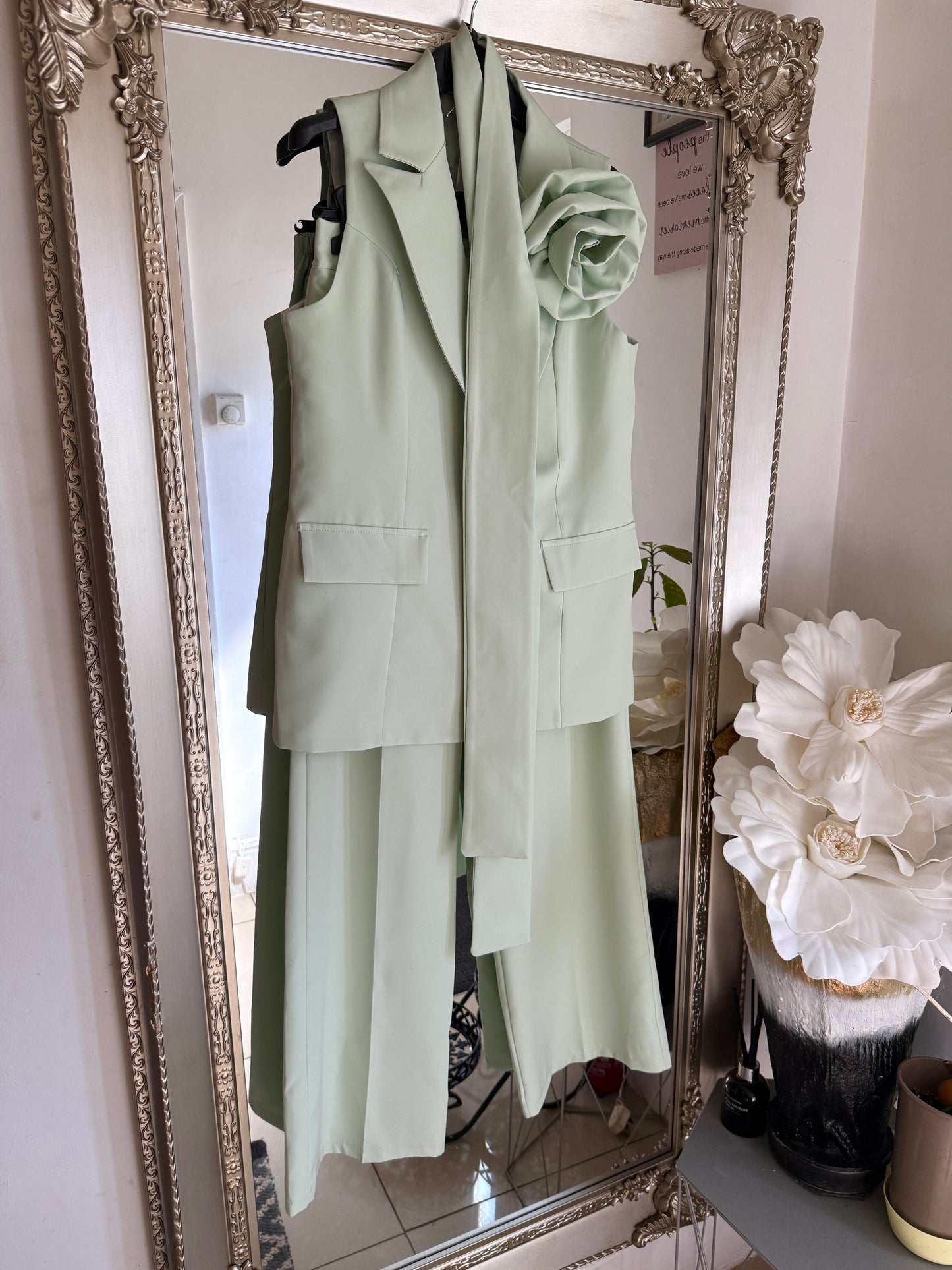 The ‘Zara’ Luxe Corsage Trouser Suit