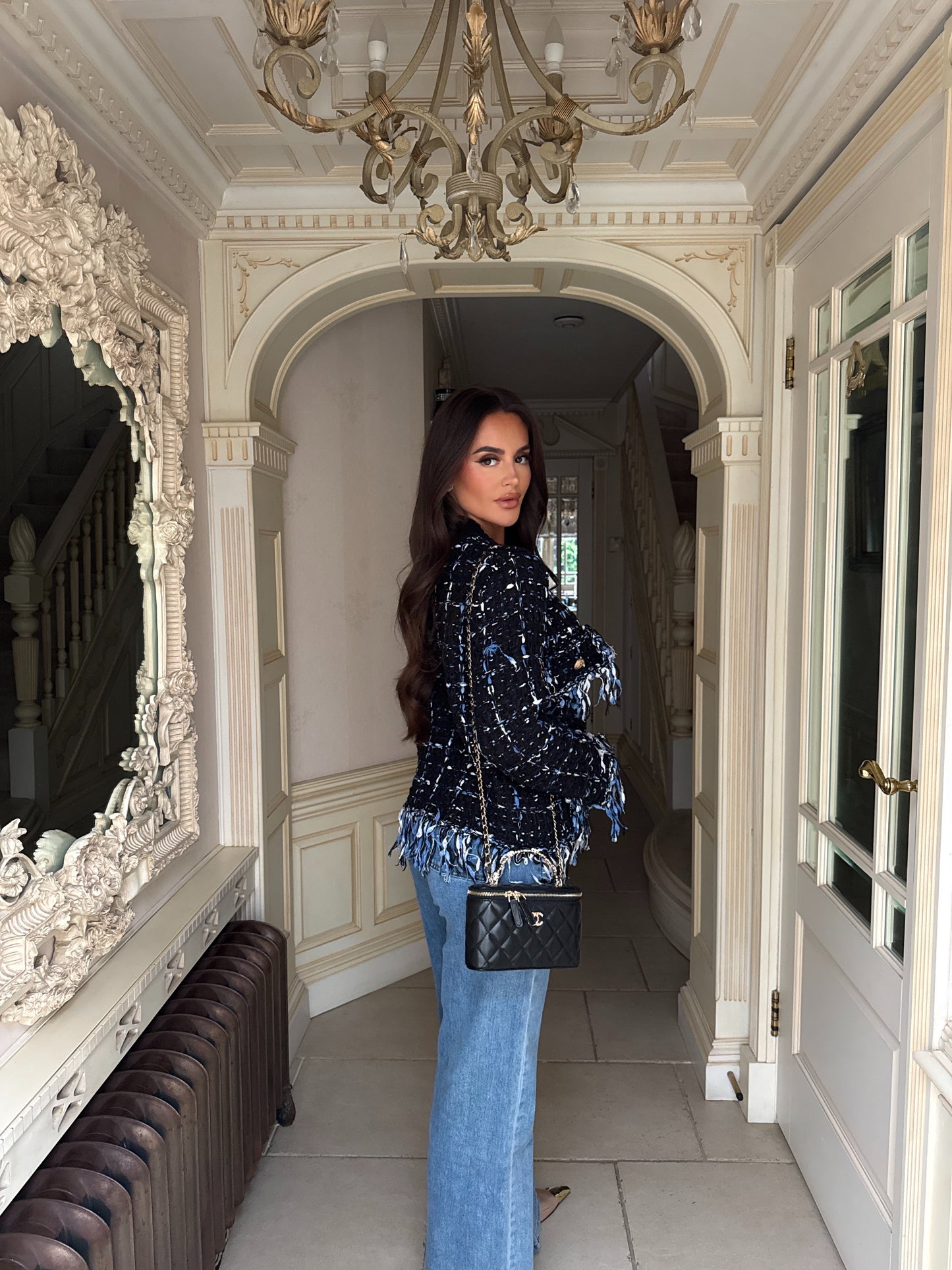 Chunky Knit Frayed Cardigan