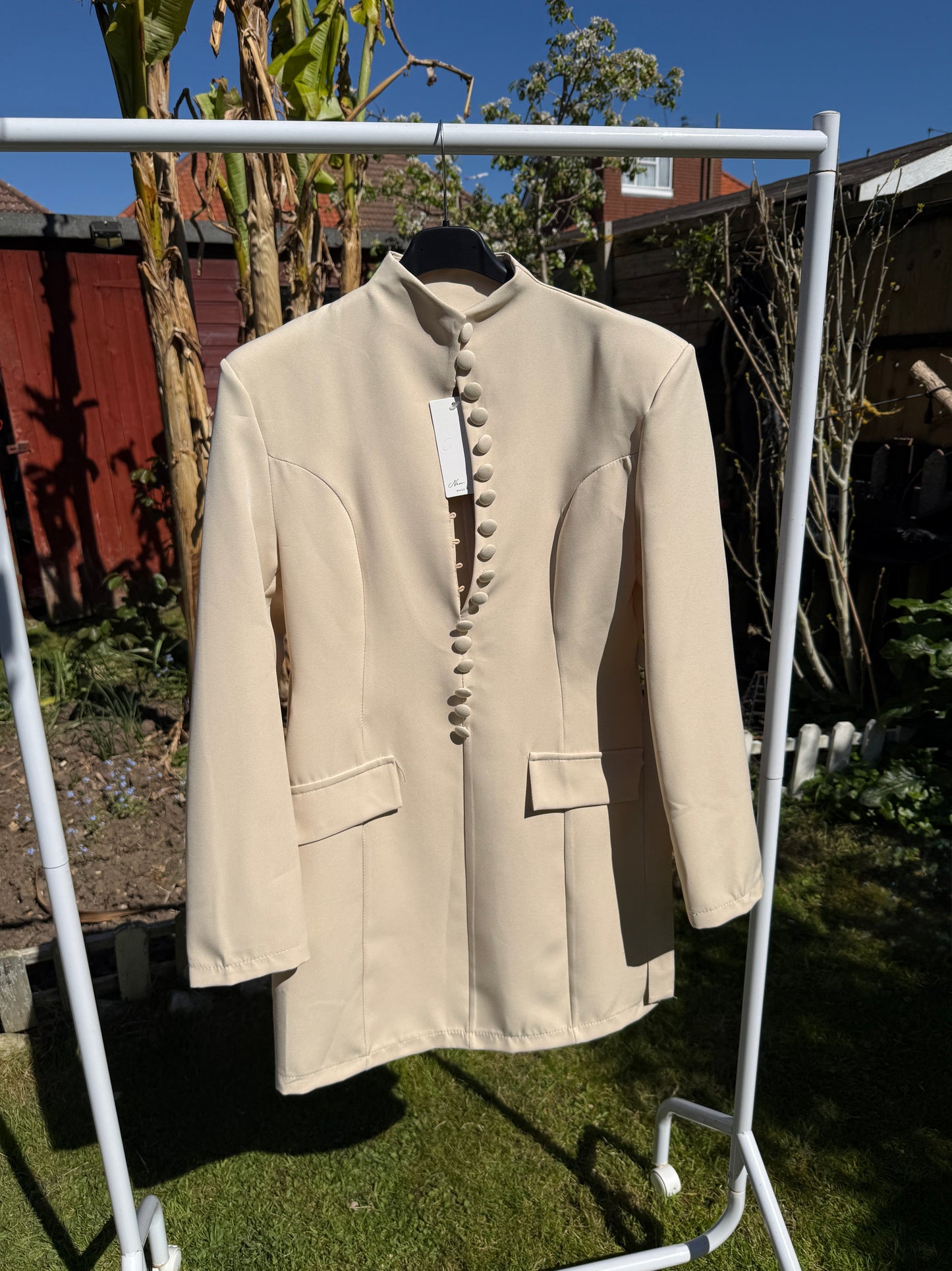 The ‘Camilla’ Button Blazer Dress