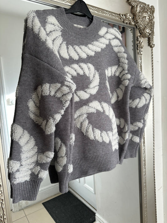 Rope Thick Knit Jumper