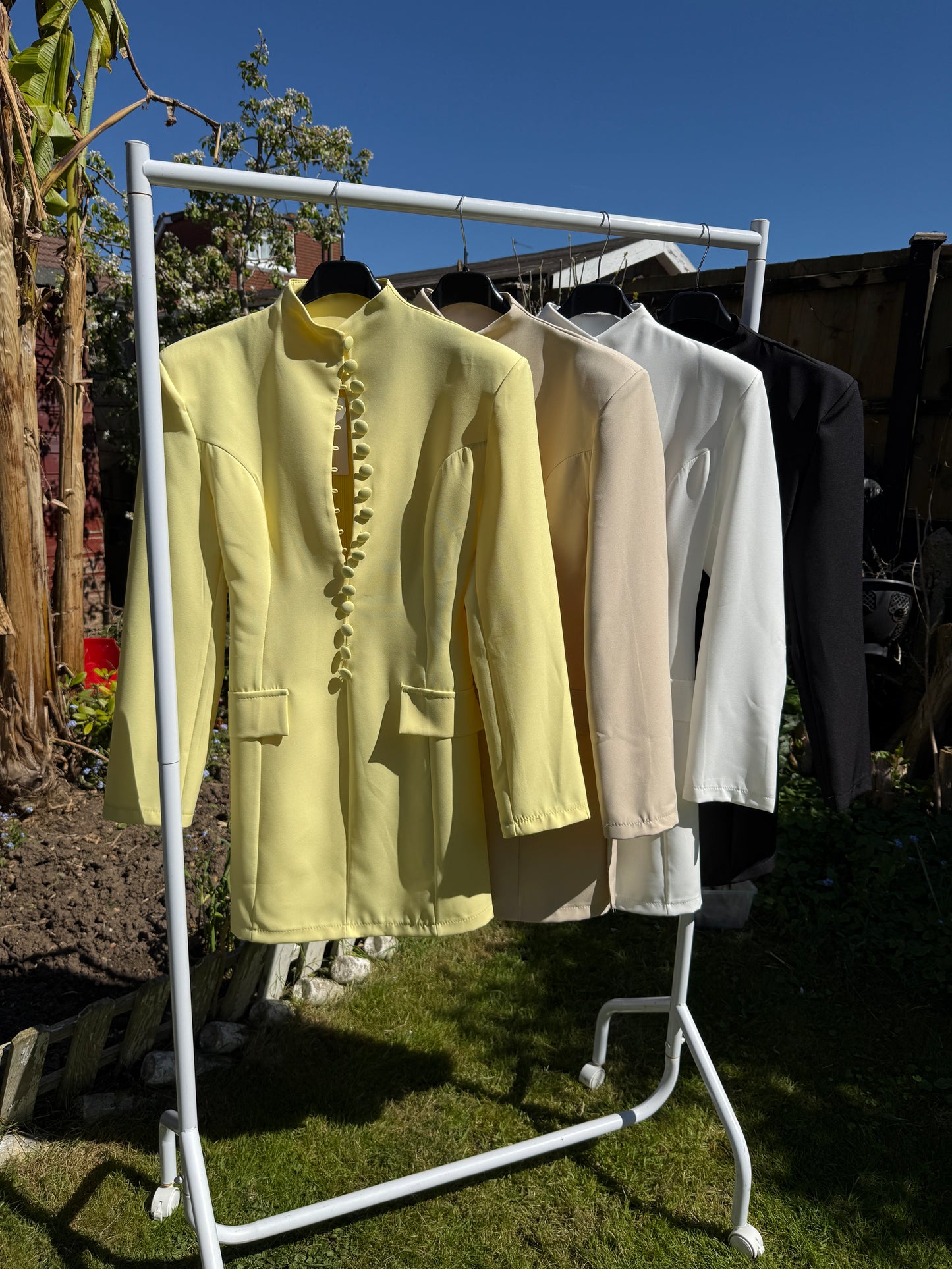 The ‘Camilla’ Button Blazer Dress