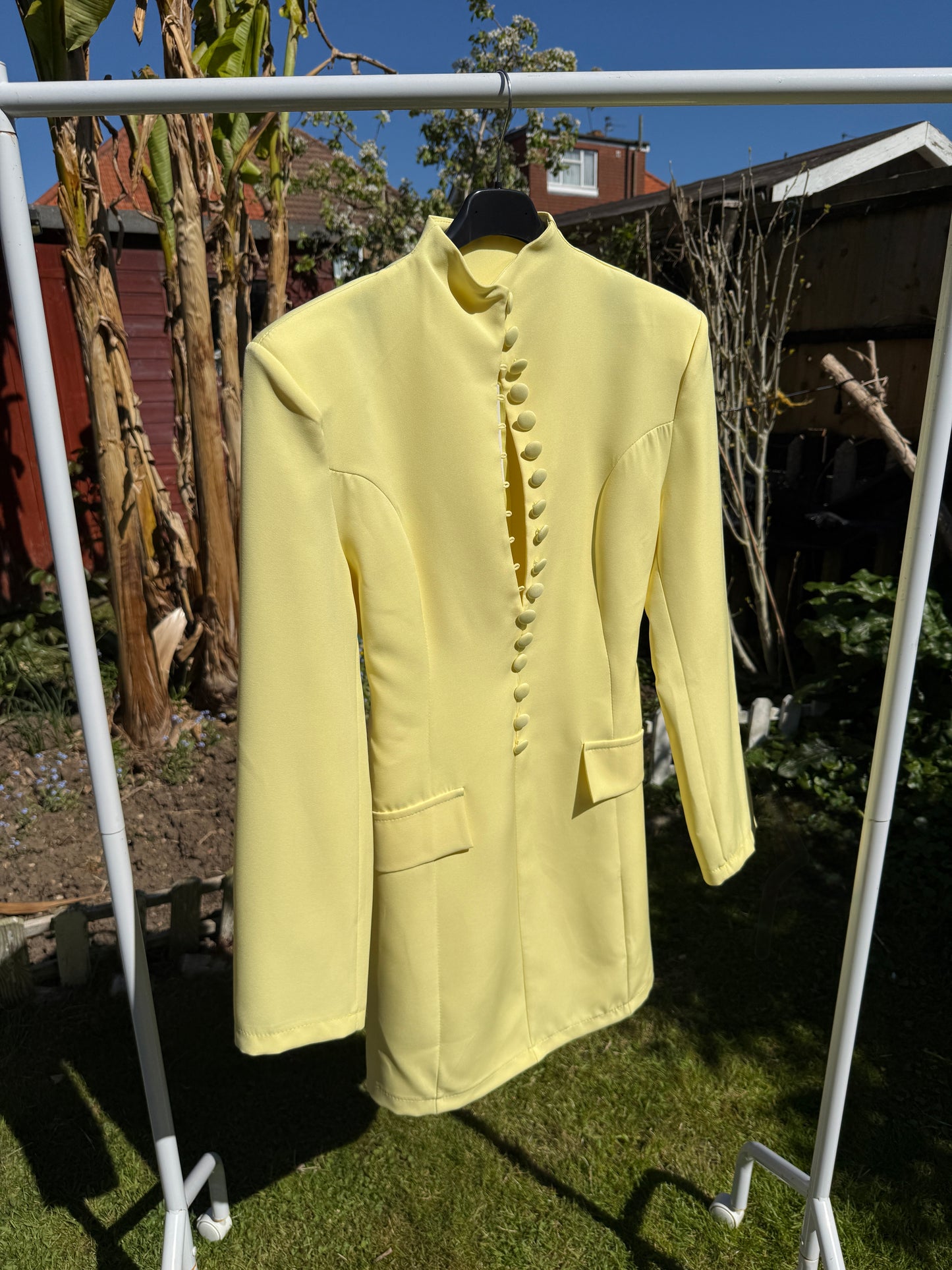 The ‘Camilla’ Button Blazer Dress