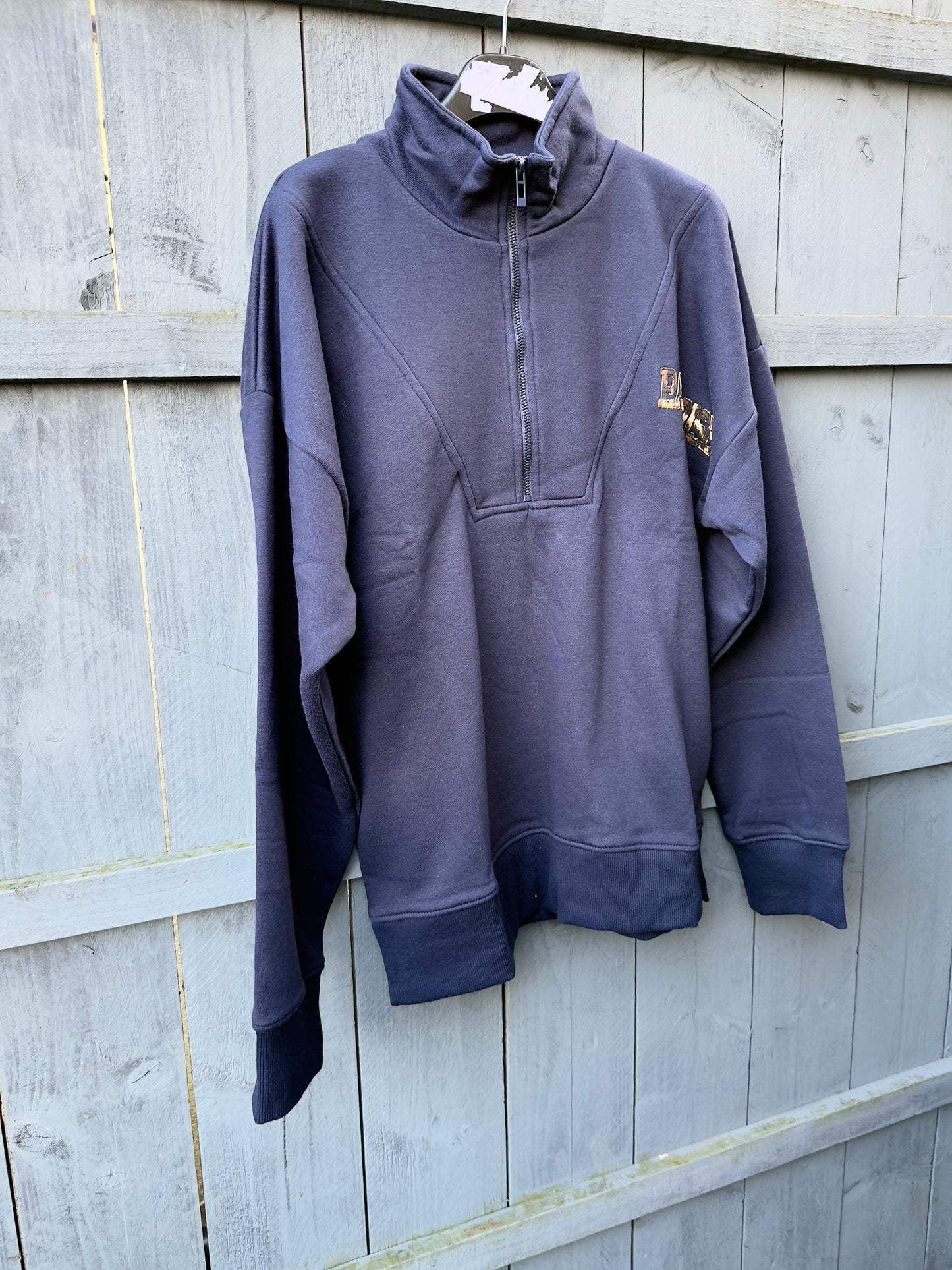 ‘Paradise’ Slogan Half Zip Jumper