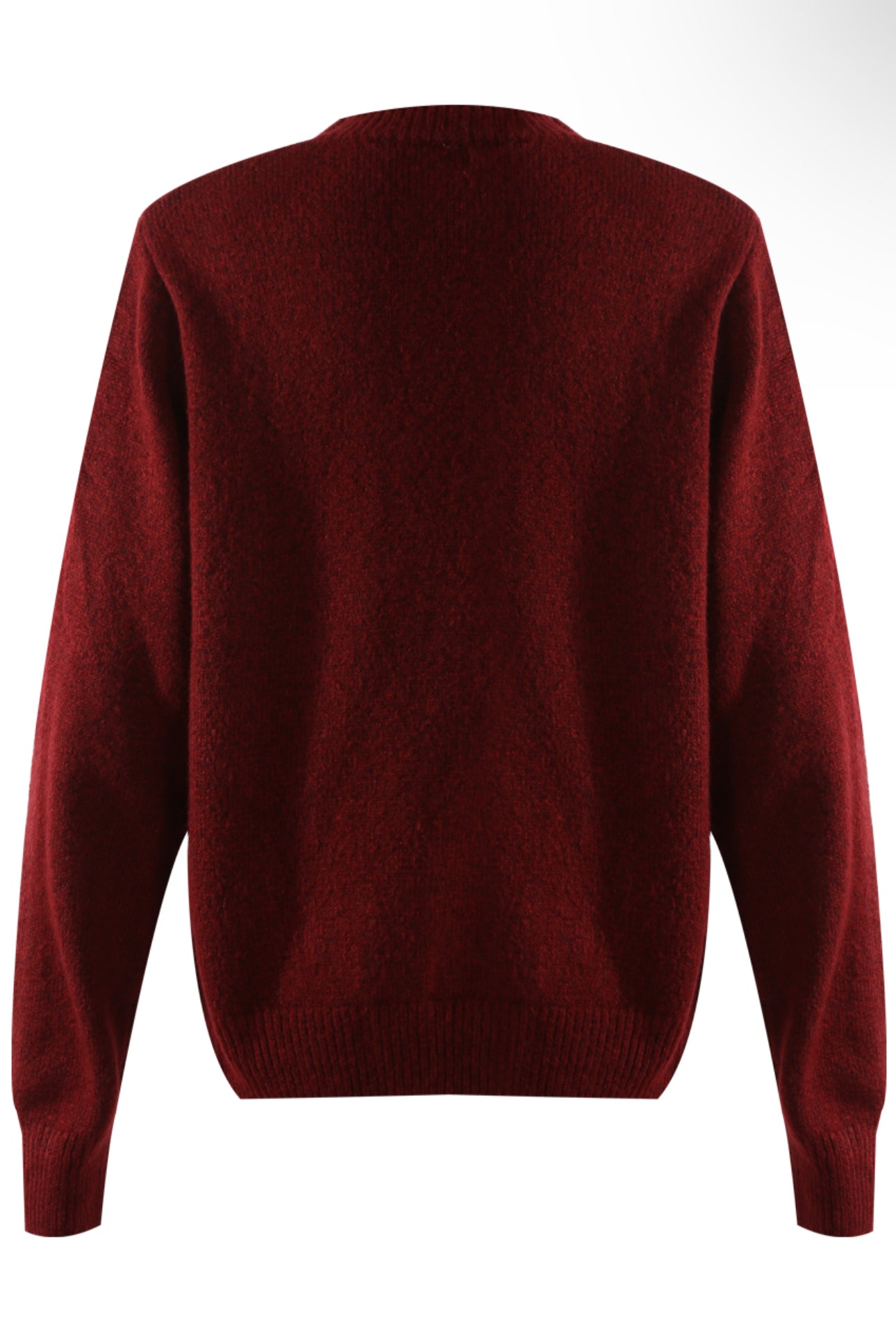 Burgundy Teddy Bear Sweater Jumper