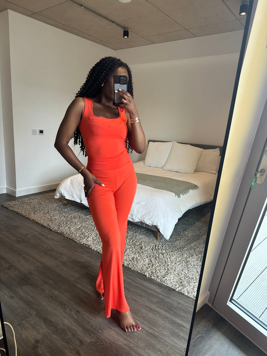 ‘London’ Vest & Flare Co Ord