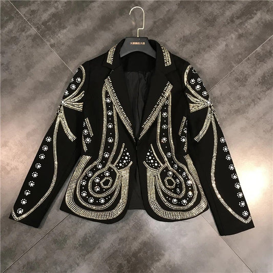‘Royalty’ Luxe Embellished Blazer