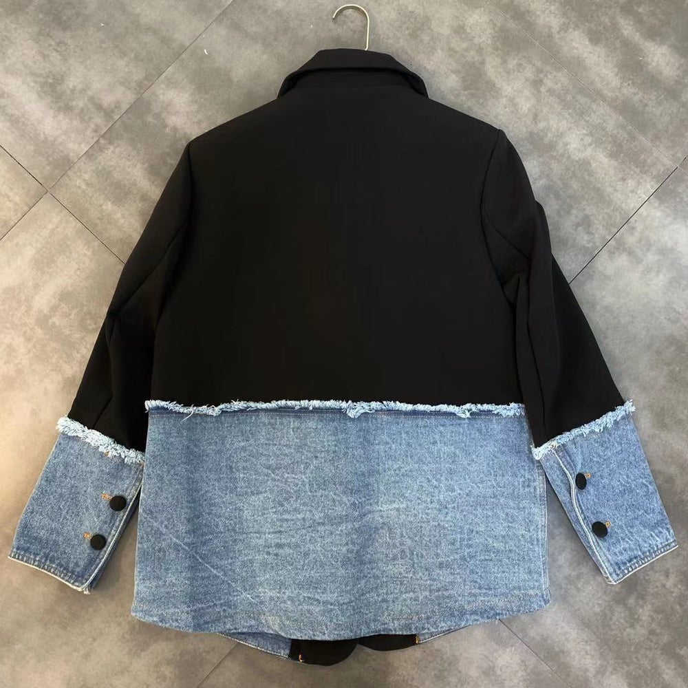 ‘Business Casual’ Luxe Denim Jacket